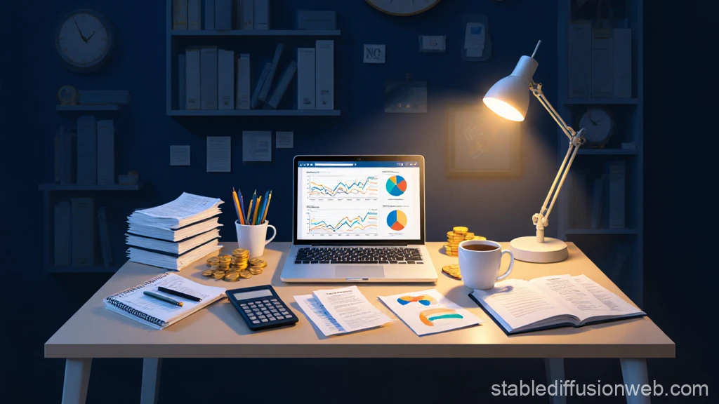 Trabajo profesional con documentos financieros